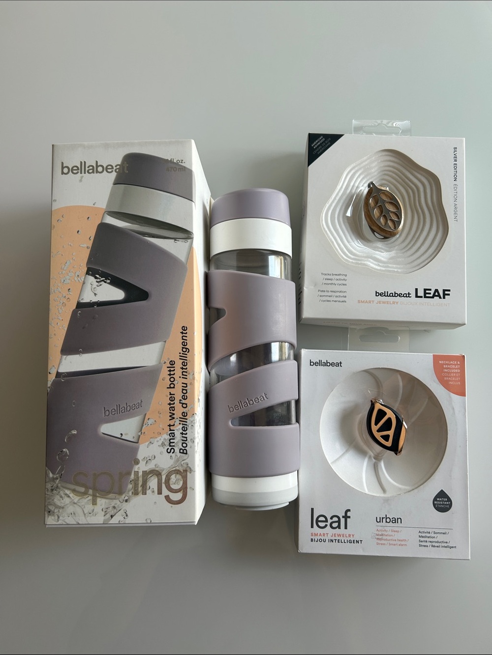 Ivy Bellabeat Smart Water Bottle & Fitness/Sleep Tracker Bundle